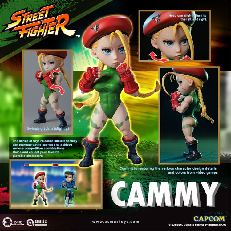 QBitz Street Fighter Series Cammy Soft Vinyl Action Figure
