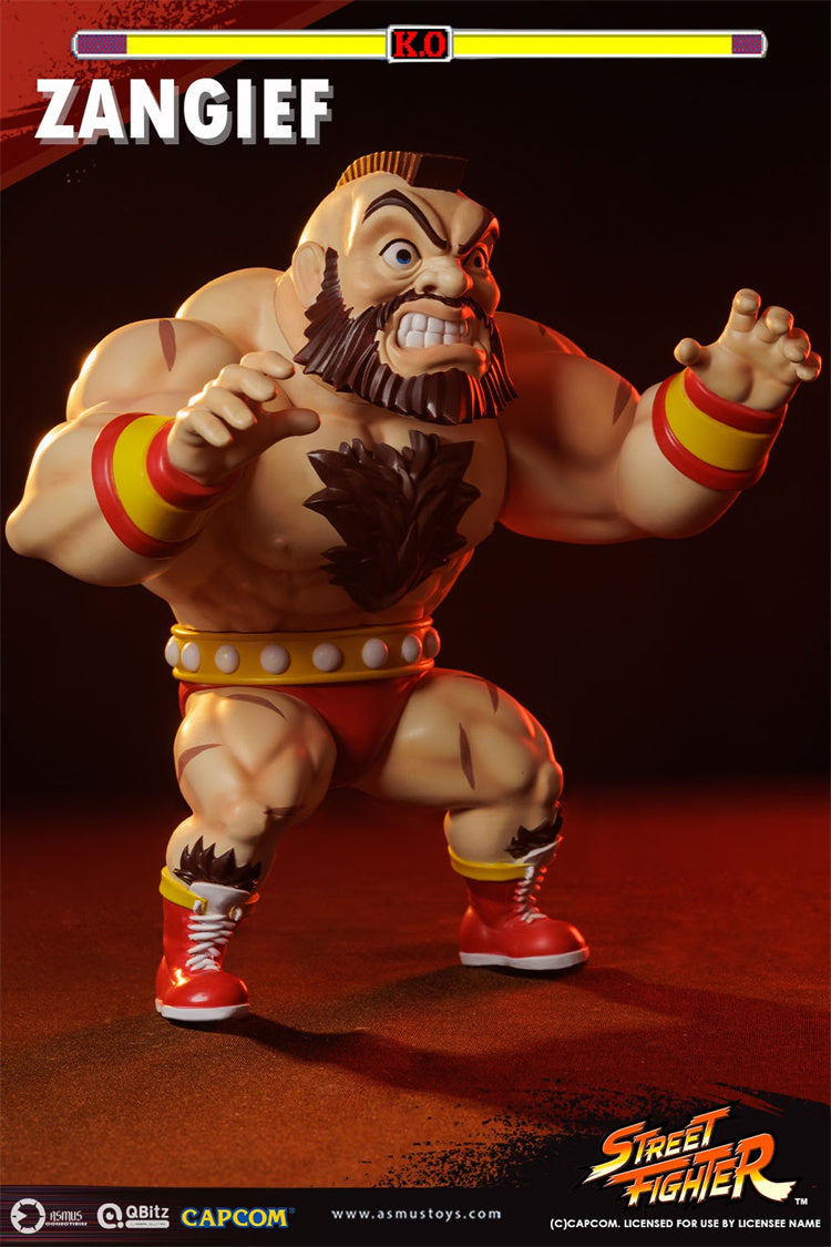 QBitz Street Fighter Series Zangief Soft Vinyl Action Figure