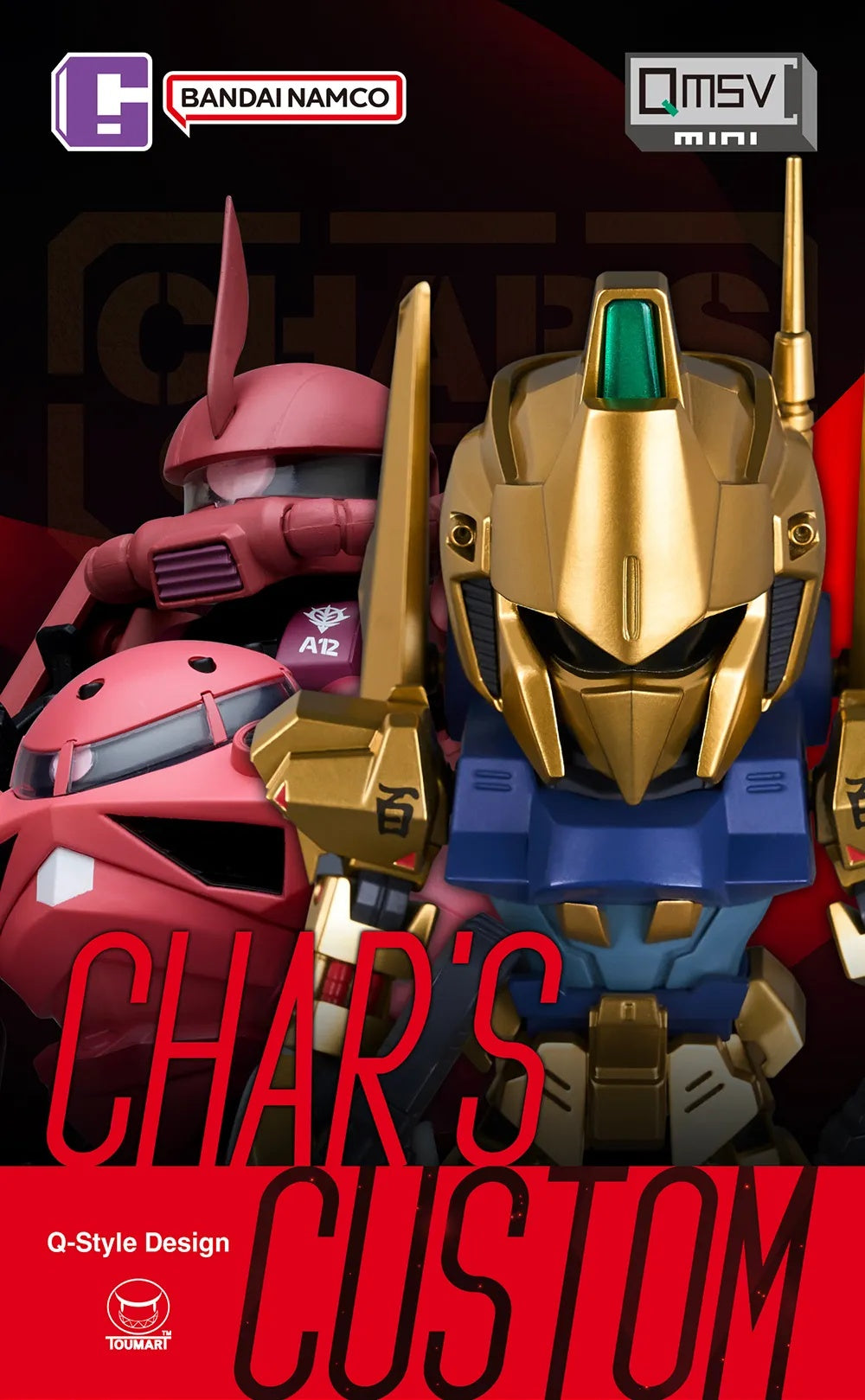 Bandai - QMSV Char's Custom Mini Figure - inshobby.com