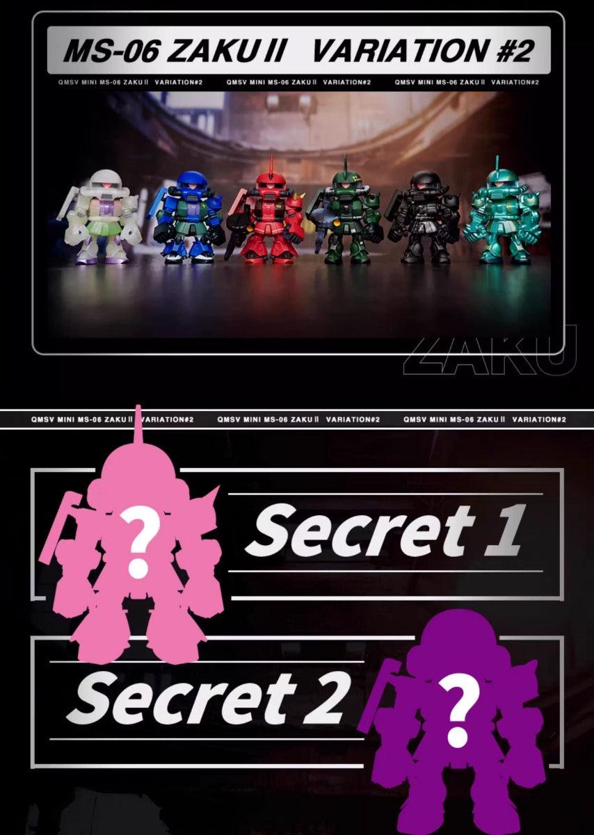 Bandai - QMSV MS-06 Zaku II Variation Volume 2 Mini Figure - inshobby.com