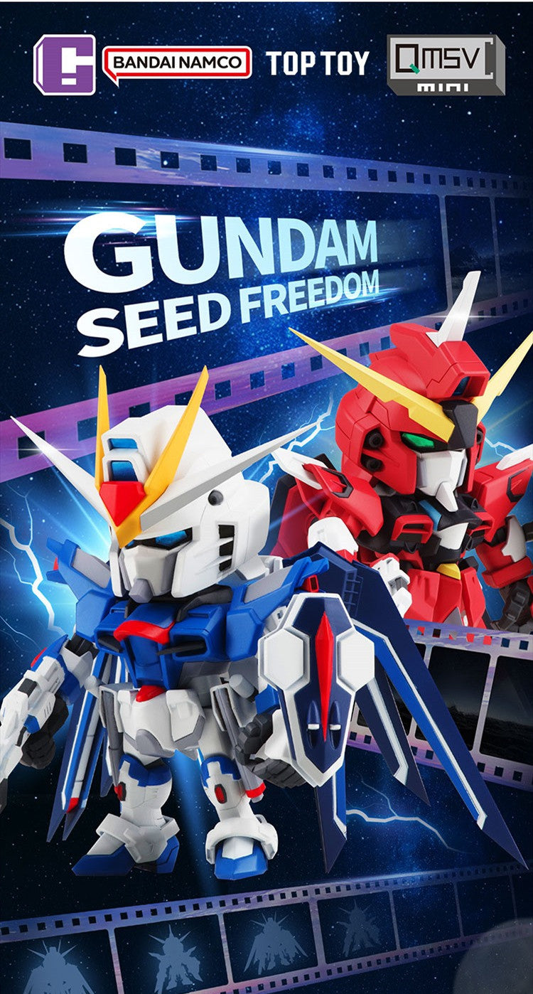 Bandai - QMSV Seed Freedom Gundam Movie Edition Mini Figure - inshobby.com