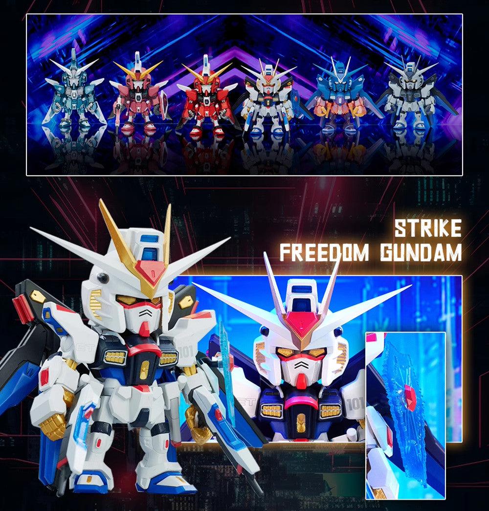 Bandai - QMSV Strike Freedom Gundam & Infinity Justice Gundam Mini Figure