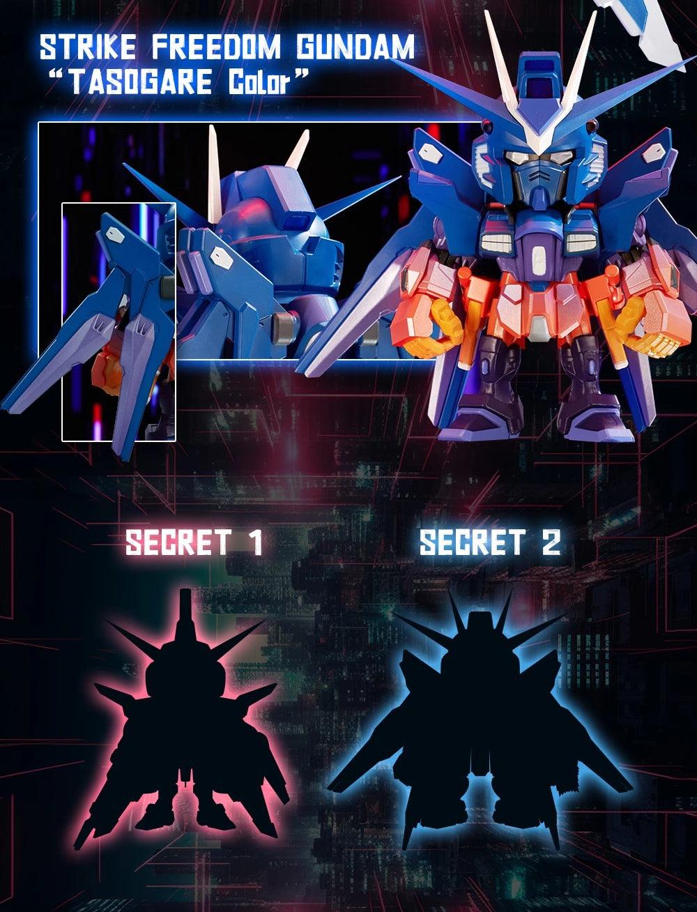 QMSV Strike Freedom Gundam & Infinity Justice Gundam Mini Figure