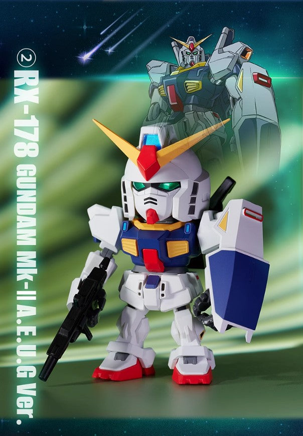 Bandai - QMSV Z Gundam & Gundam Mk-II Mini Figure - inshobby.com