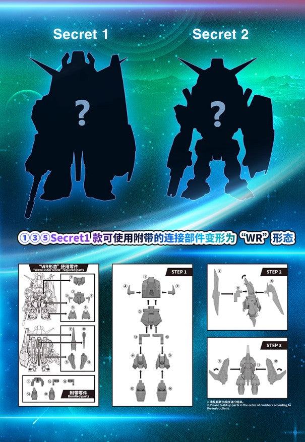 QMSV Z Gundam & Gundam Mk-II Mini Figure