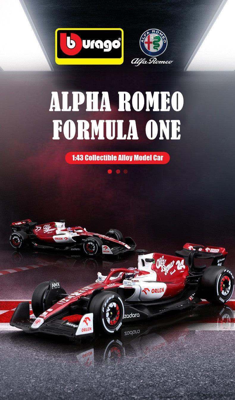 Bburago - 1:43 Alpha Romeo C42 F1 (2022) Alloy Model Car - inshobby.com