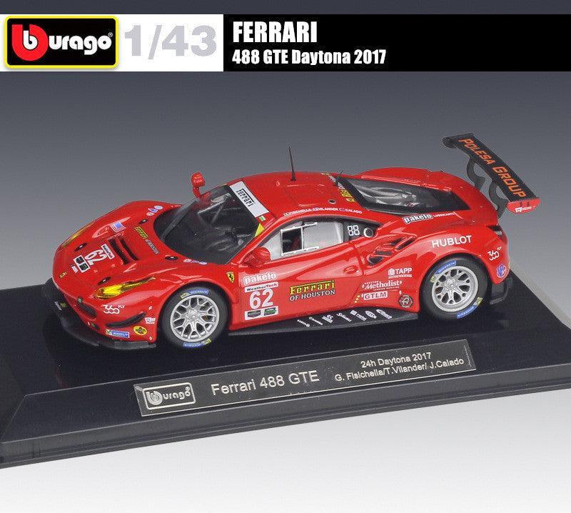 Bburago - 1:43 Ferrari 488 GTE Daytona 2017 Alloy Model Car