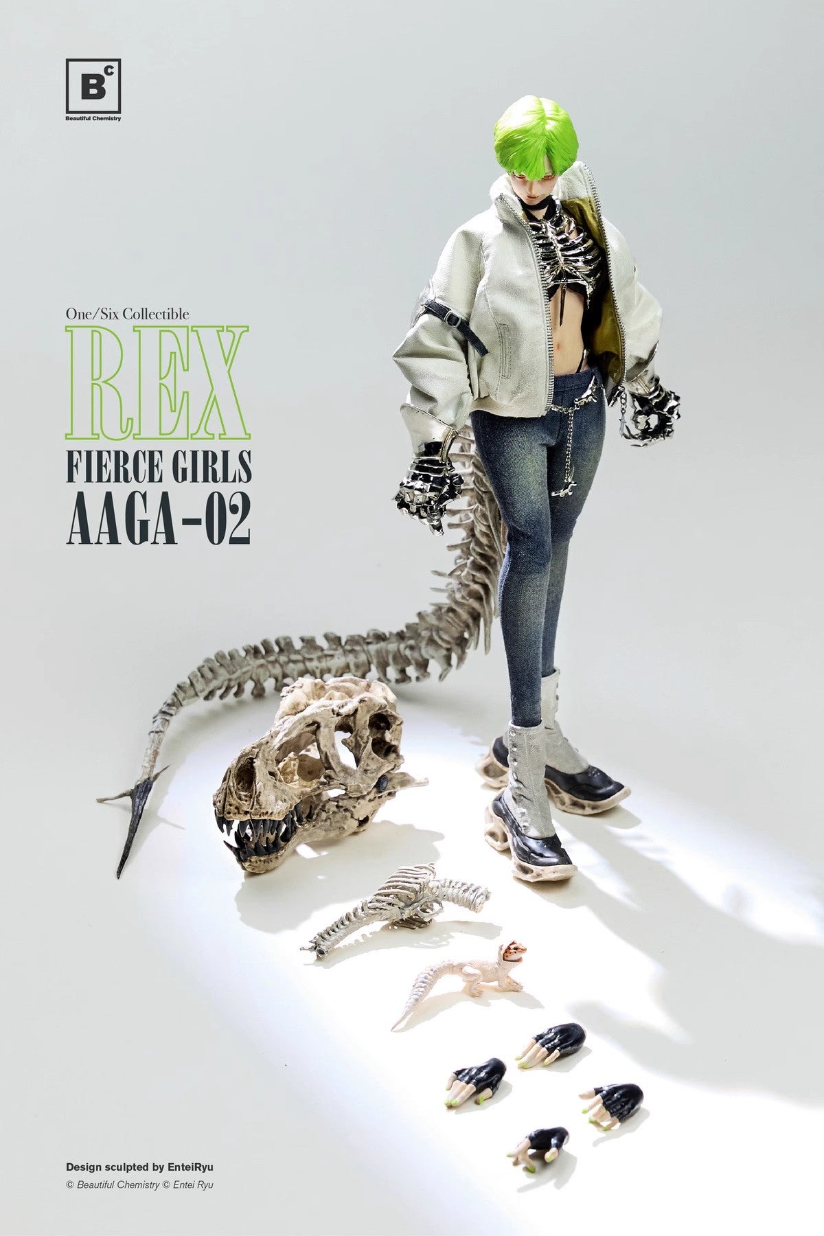 Beautiful Chemistry - 1:6 Bone Girl Fierce Girls Rex Action Figure - inshobby.com
