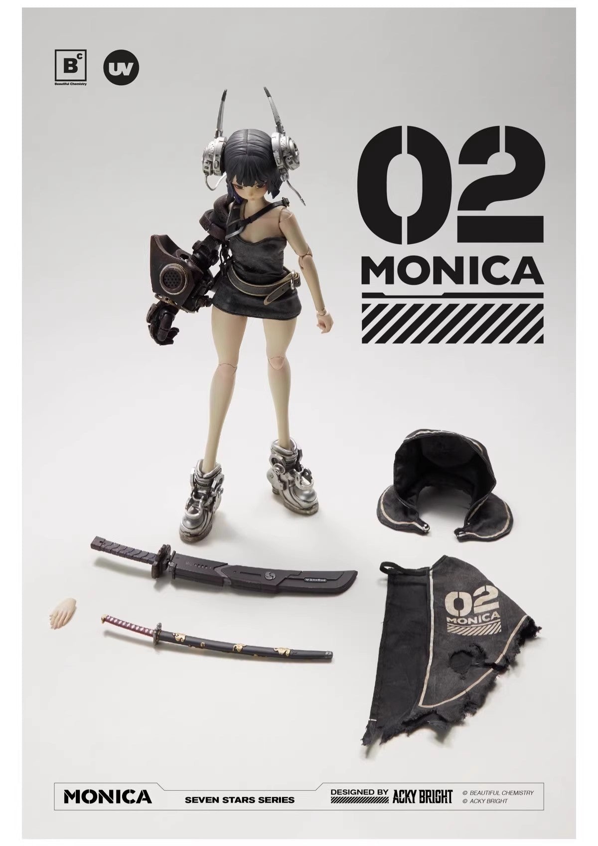1:6 Seven Star Series Monica 02 Action Figure