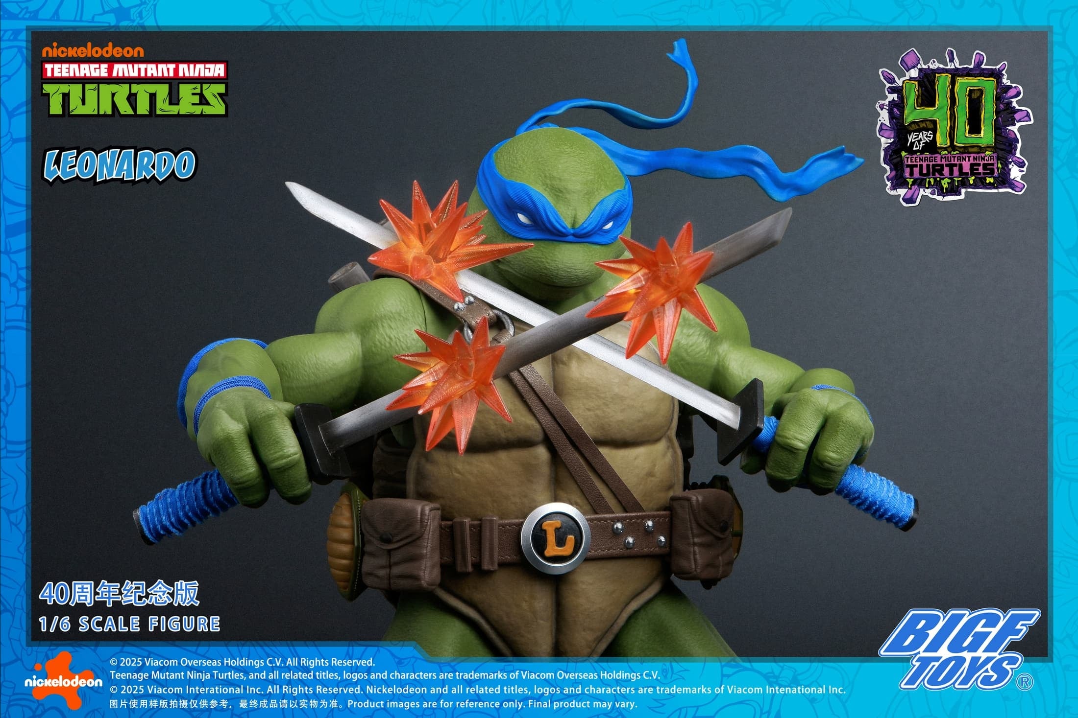 bigf-toys-1-6-leonardo-40th-anniversary-action-figure-11 - INS Hobby