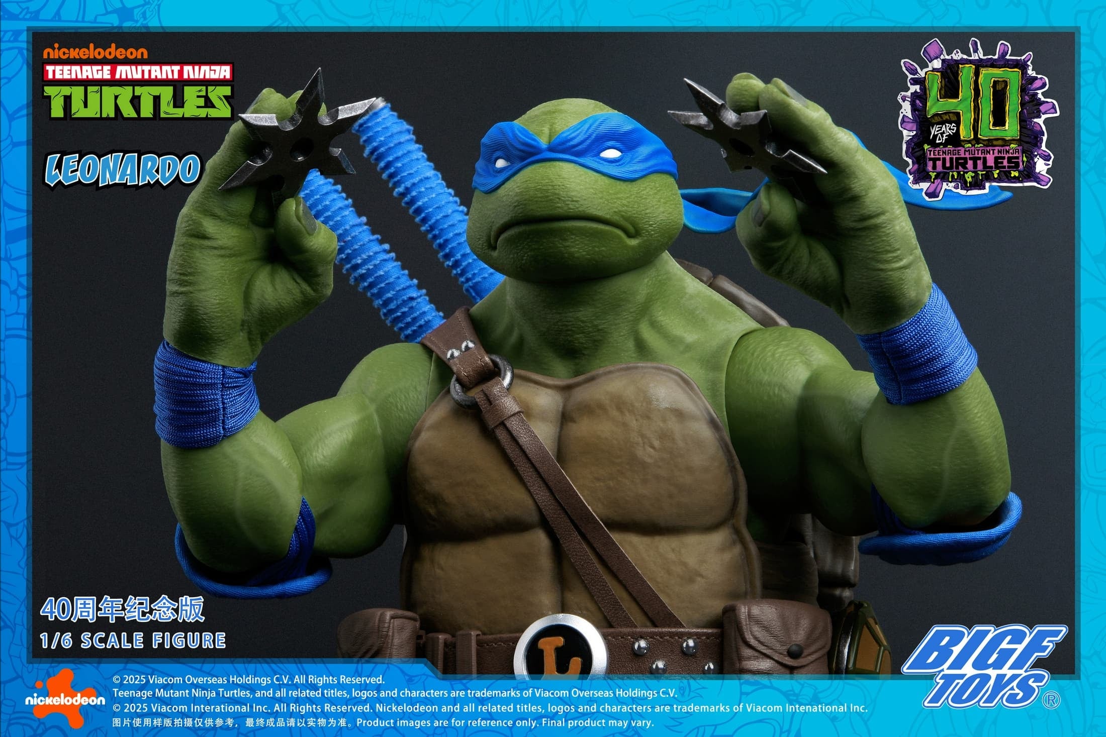 bigf-toys-1-6-leonardo-40th-anniversary-action-figure-12 - INS Hobby