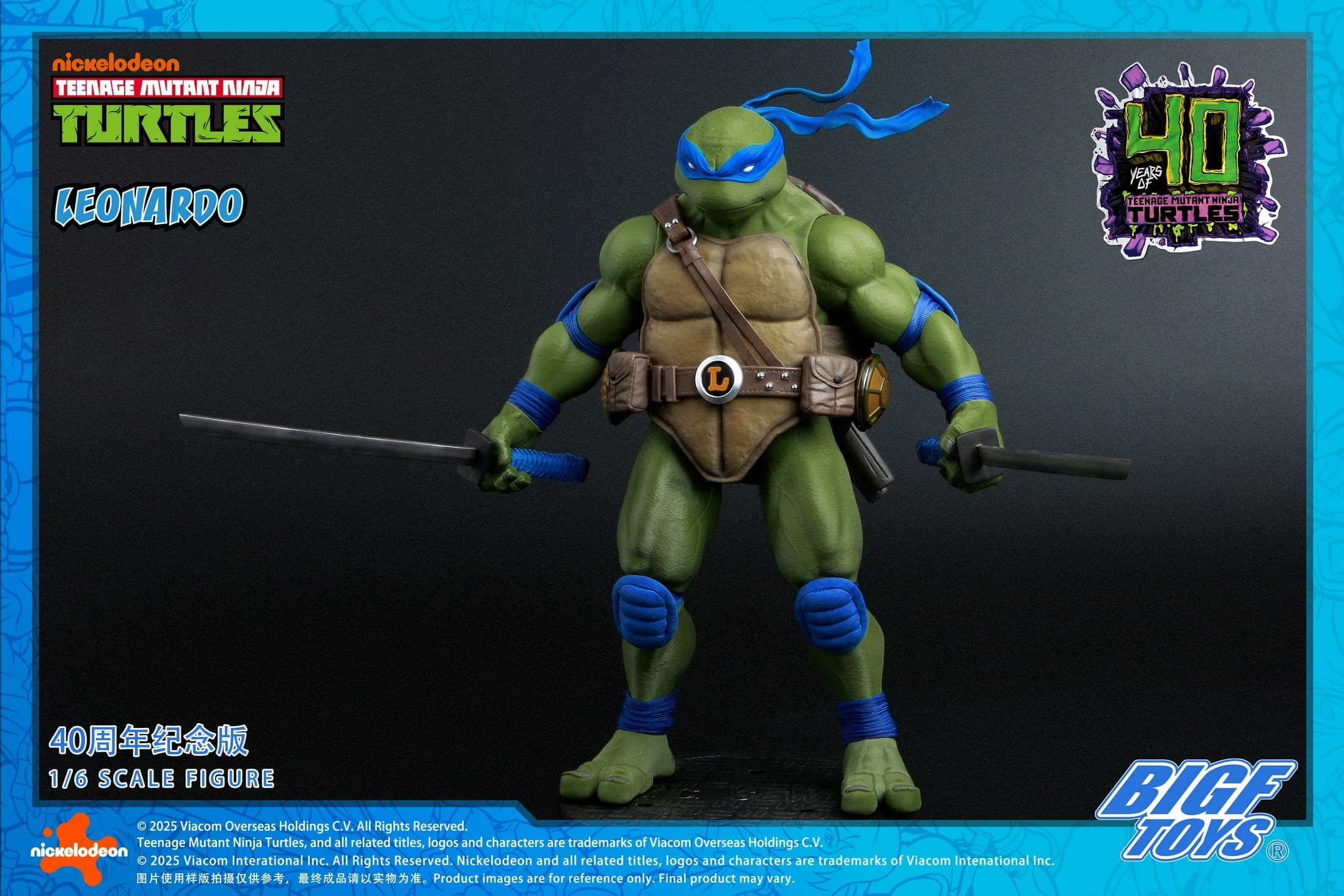 bigf-toys-1-6-leonardo-40th-anniversary-action-figure-15 - INS Hobby