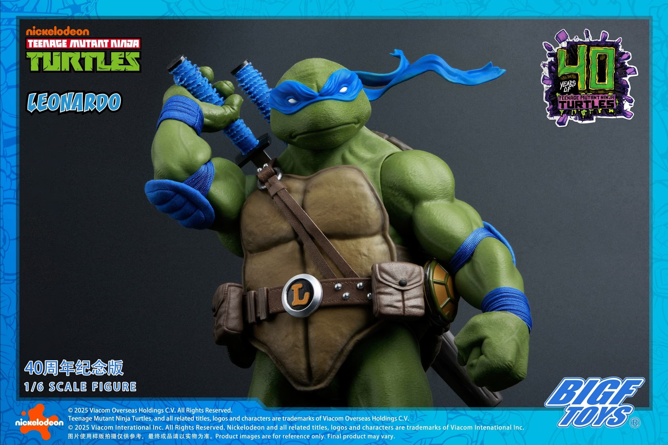 bigf-toys-1-6-leonardo-40th-anniversary-action-figure-9 - INS Hobby