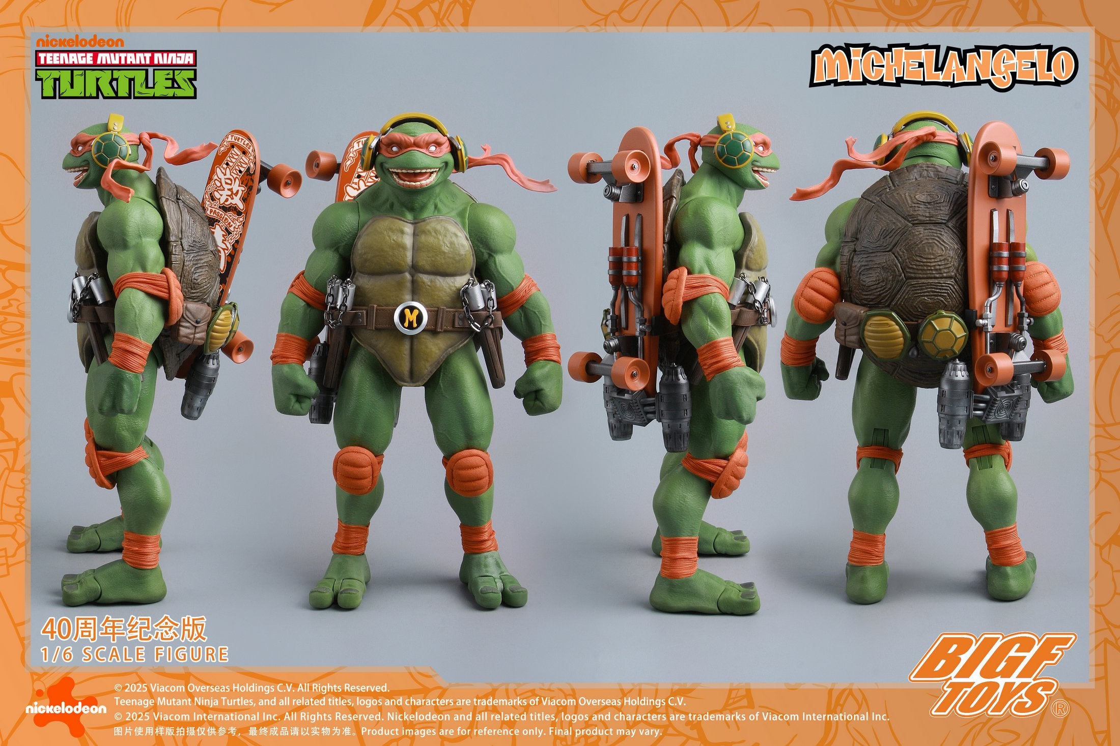 bigf-toys-1-6-michelangelo-40th-anniversary-action-figure-12 - INS Hobby