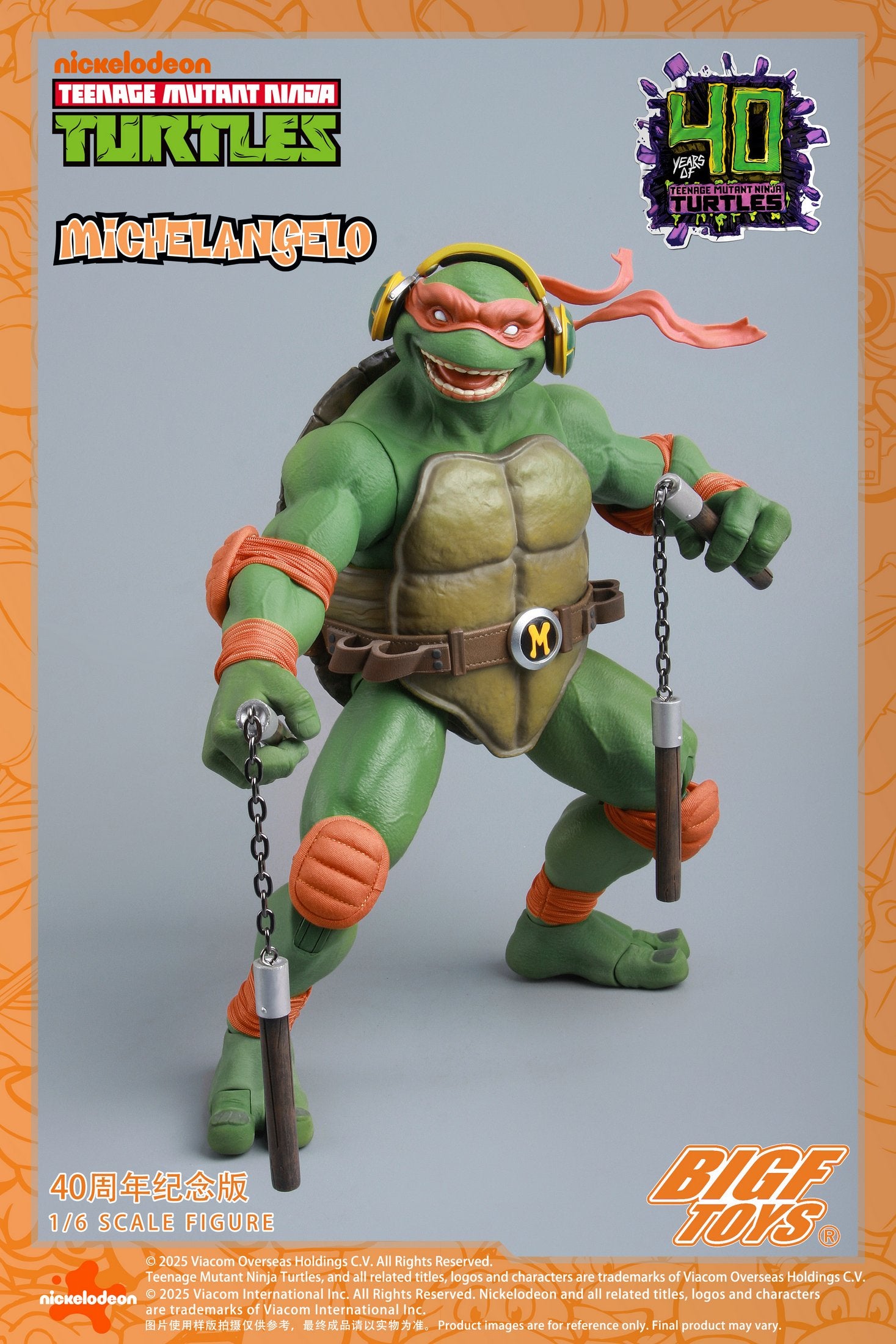 bigf-toys-1-6-michelangelo-40th-anniversary-action-figure-2 - INS Hobby