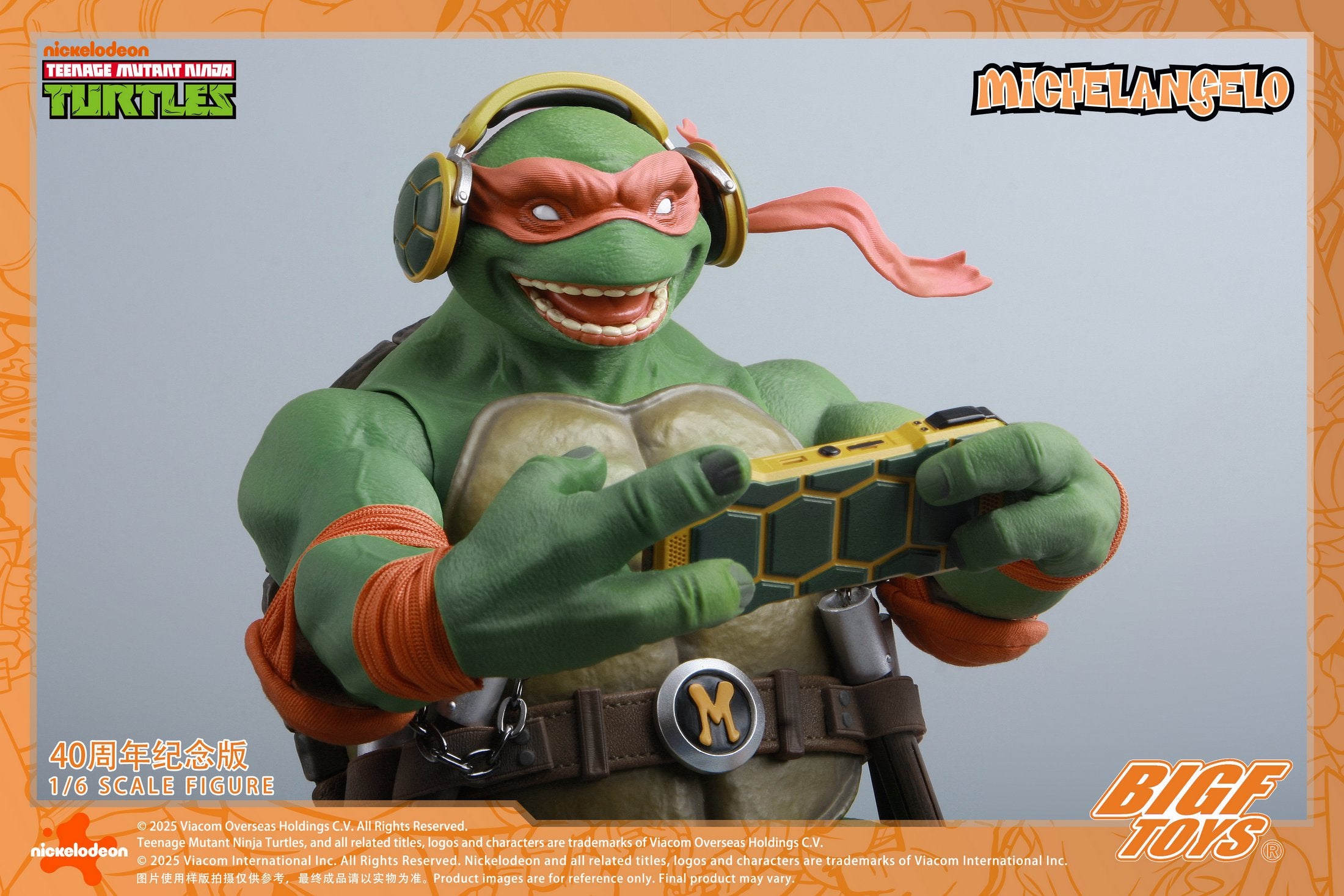 bigf-toys-1-6-michelangelo-40th-anniversary-action-figure-8 - INS Hobby