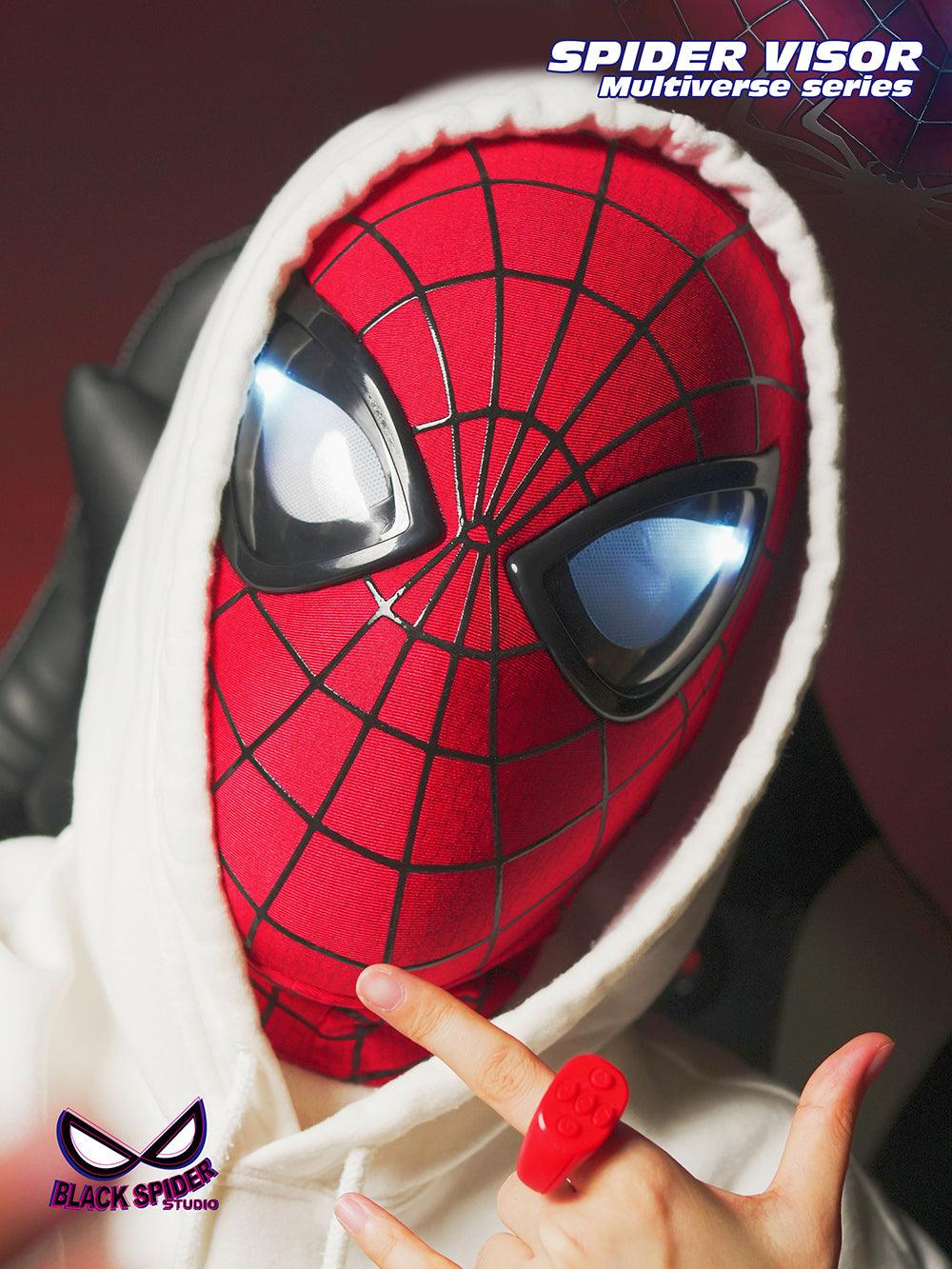 Black Spider Studio - 1:1 Spider Vision Light-Up Head Mask Cosplay - inshobby.com