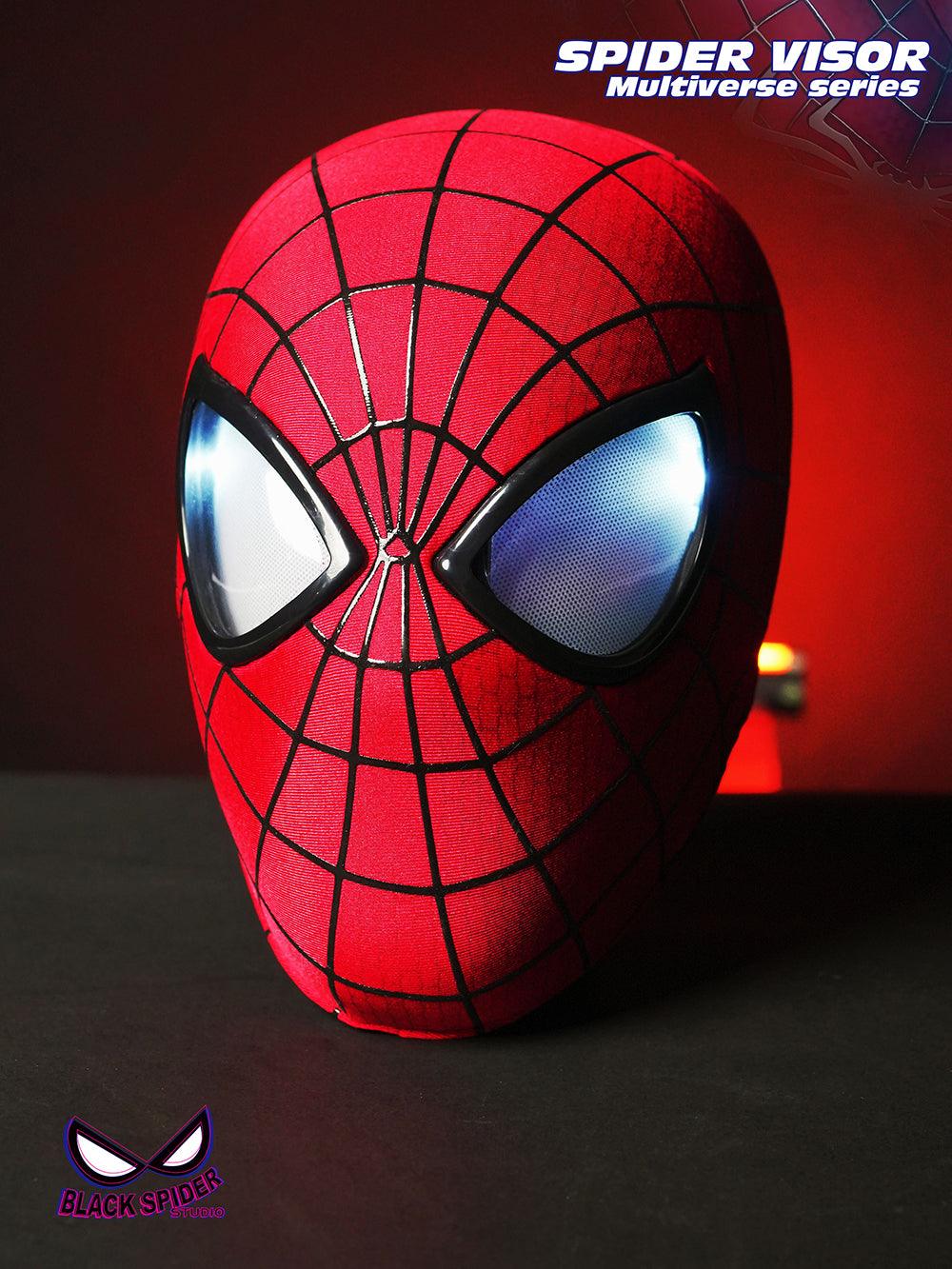 Black Spider Studio - 1:1 Spider Vision Light-Up Head Mask Cosplay - inshobby.com