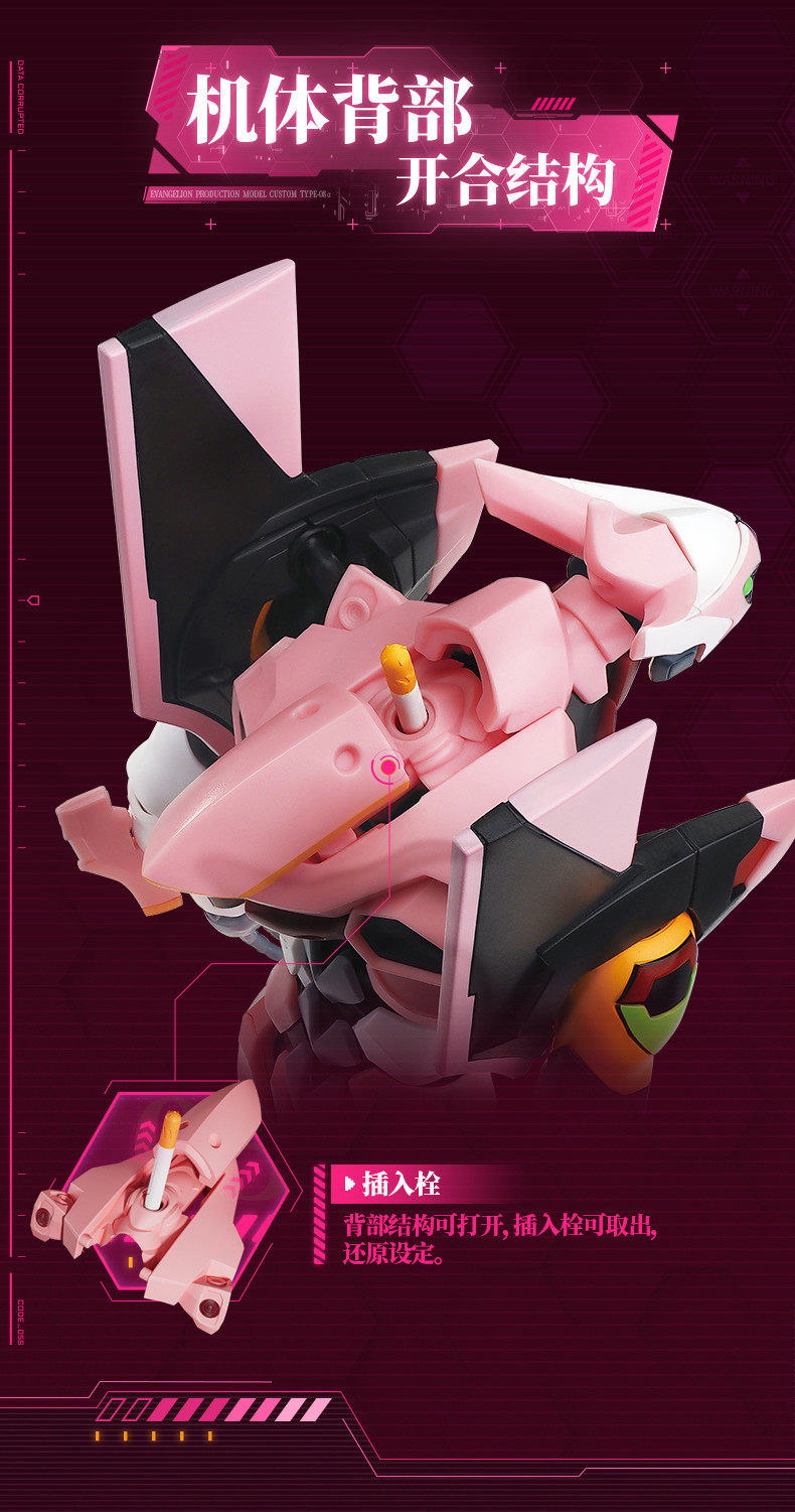 Blokees - Evangelion Custom Type-08α Legend Edition Model Kit - inshobby.com
