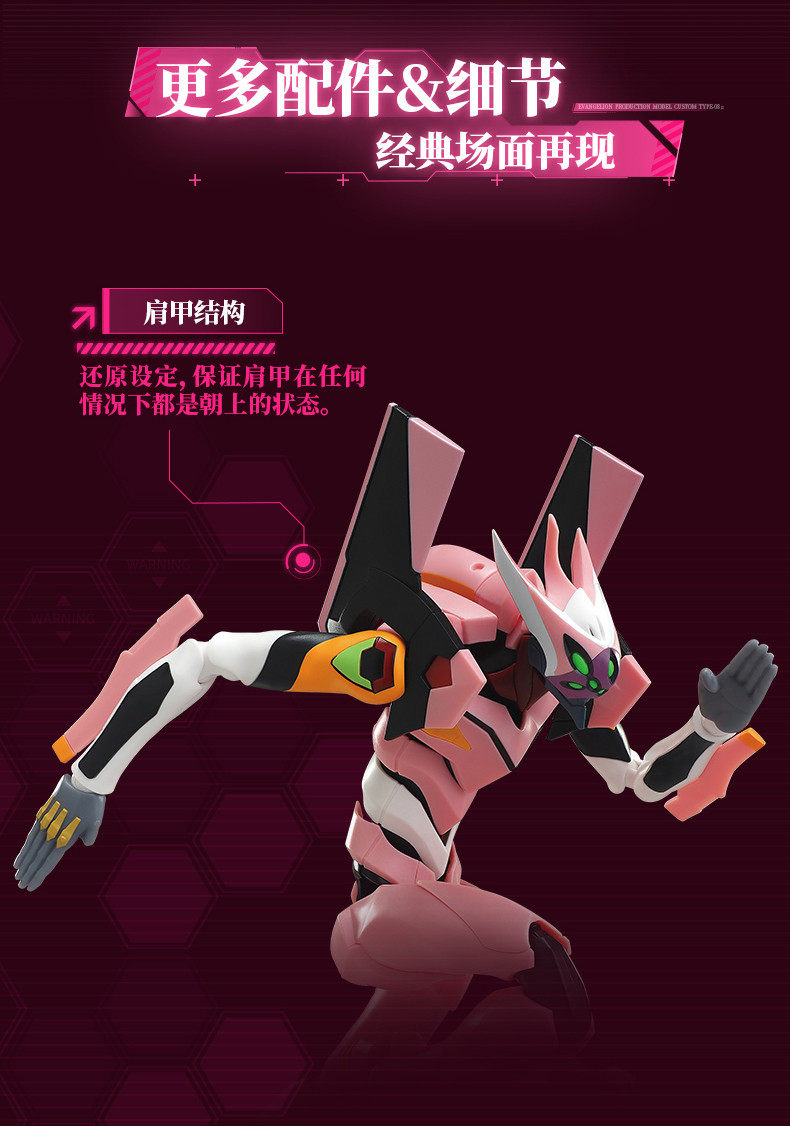 Blokees - Evangelion Custom Type-08α Legend Edition Model Kit - inshobby.com