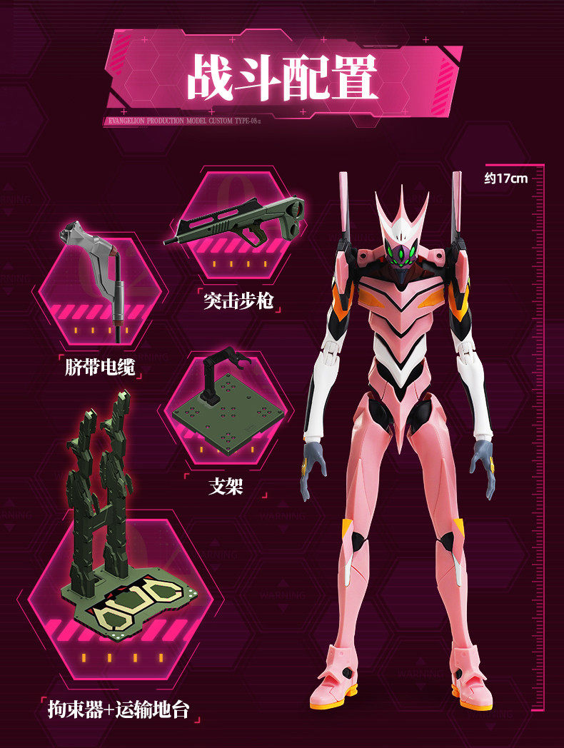 Blokees - Evangelion Custom Type-08α Legend Edition Model Kit - inshobby.com