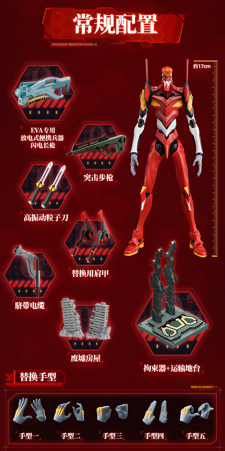 Blokees - Evangelion Production Model-02 Action Edition Model Kit - inshobby.com