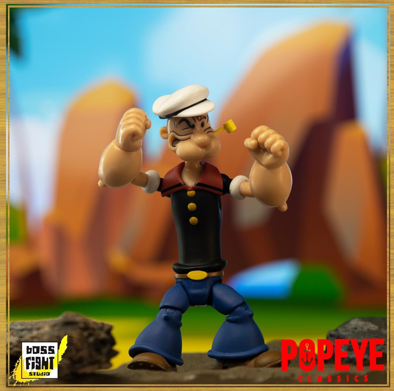 Boss Fight - 1:12 Popeye Action Figure