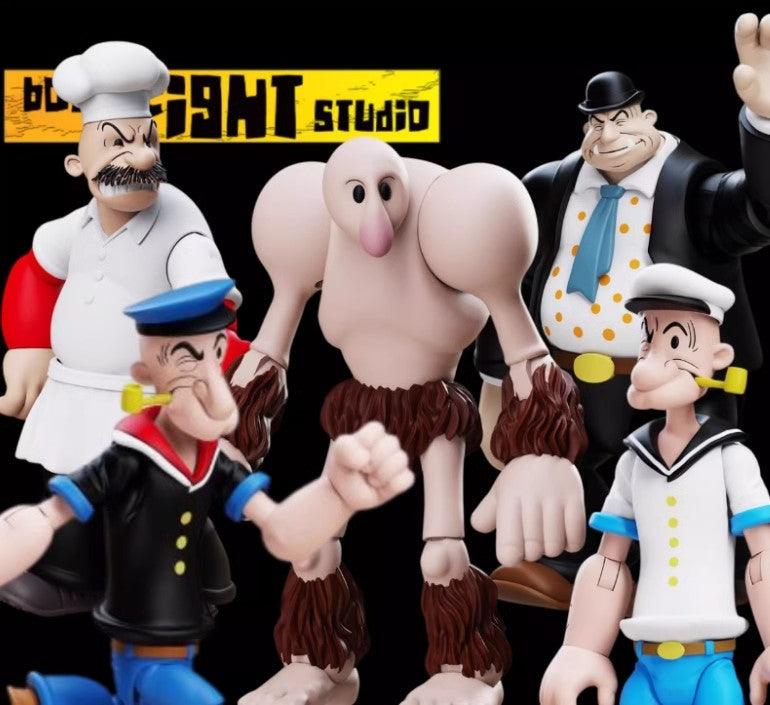 Boss Fight - 1:12 Popeye Action Figure - inshobby.com