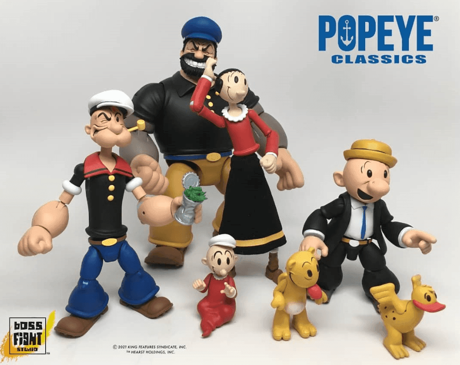 1:12 Popeye Action Figure