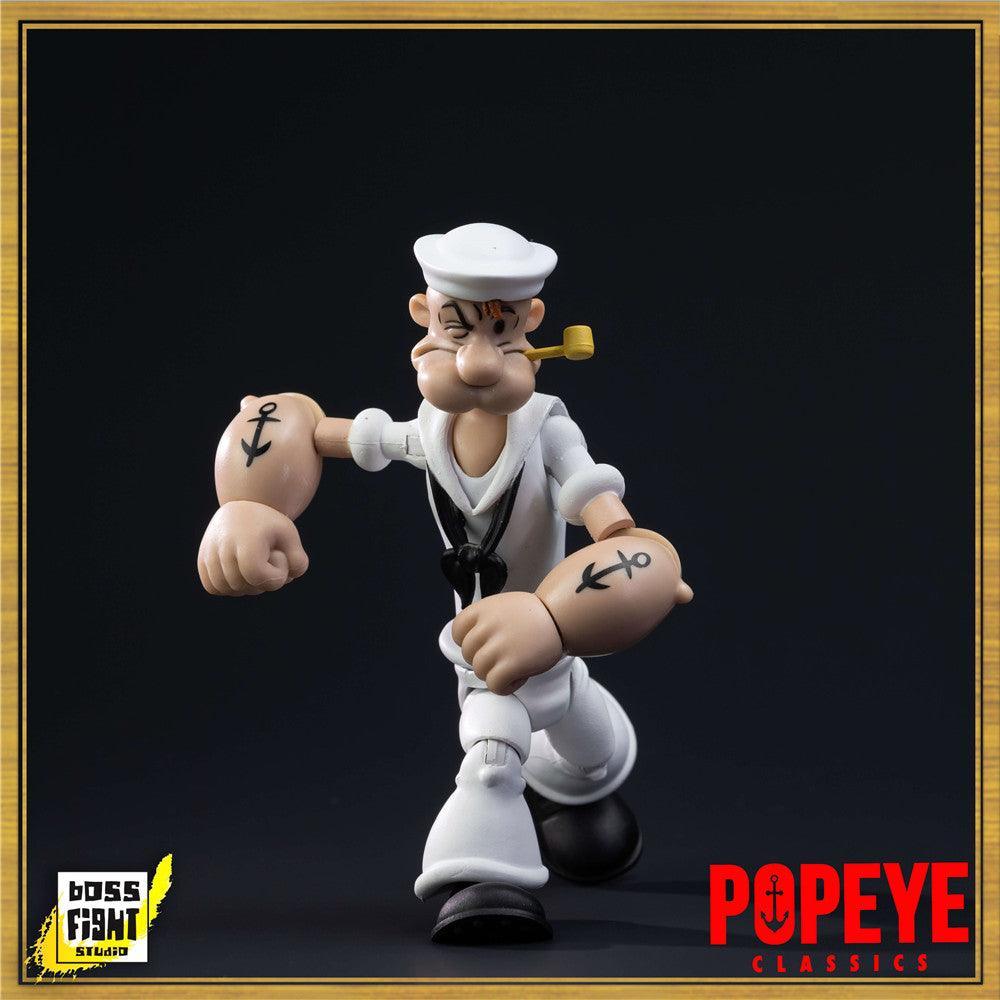 Boss Fight - 1:12 Popeye White Version Action Figure