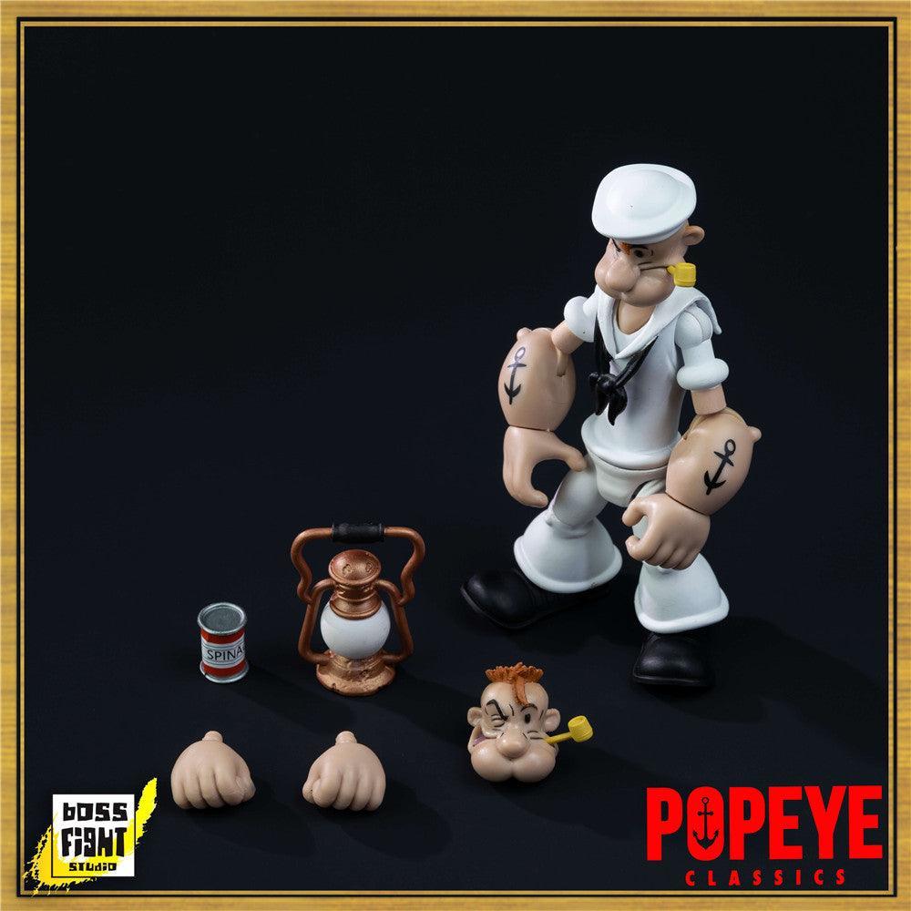 Boss Fight - 1:12 Popeye White Version Action Figure