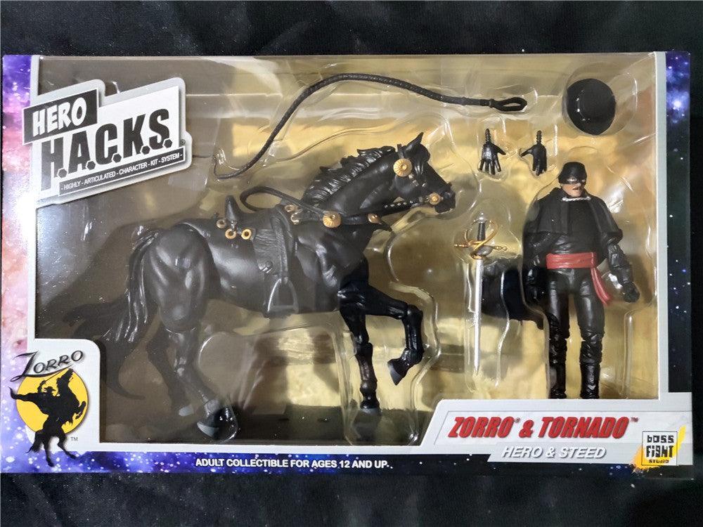 huraito toybox 1:18 Hero HACKS Zorro & Tornado Action Figure