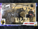 Boss Fight - 1:18 Hero HACKS Zorro & Tornado Action Figure