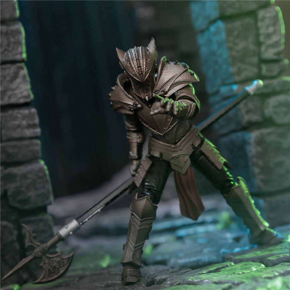 Boss Fight - 1:18 Vitruvian HACKS Knight of Asperity Warrior of Chaos Action Figure