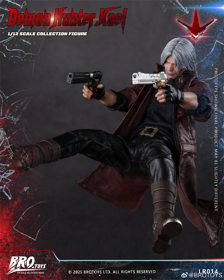 BroToys - 1:12 Demon Hunter Kael Action Figure - inshobby.com