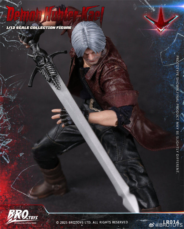 BroToys - 1:12 Demon Hunter Kael Action Figure - inshobby.com