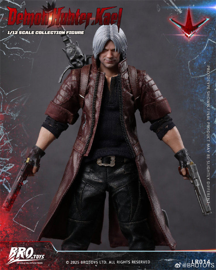 BroToys - 1:12 Demon Hunter Kael Action Figure - inshobby.com