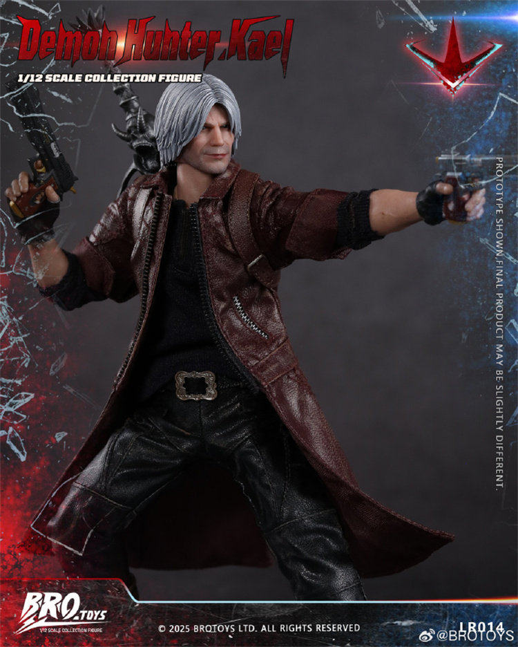 BroToys - 1:12 Demon Hunter Kael Action Figure - inshobby.com
