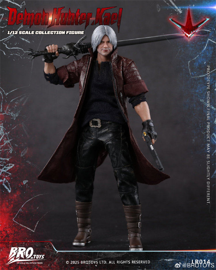 BroToys - 1:12 Demon Hunter Kael Action Figure - inshobby.com