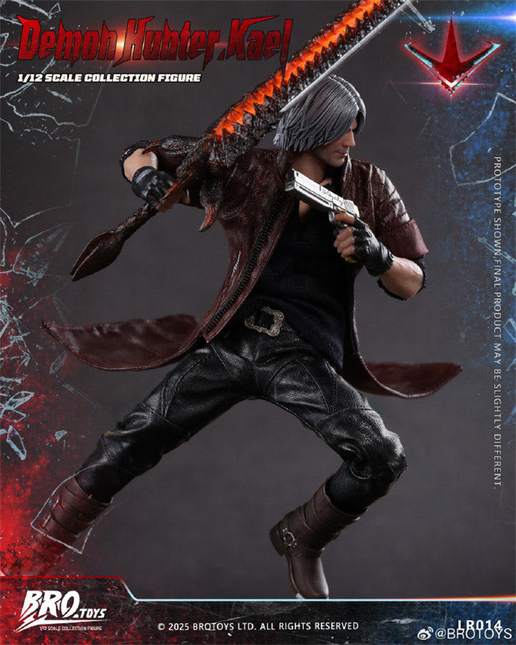 BroToys - 1:12 Demon Hunter Kael Action Figure - inshobby.com