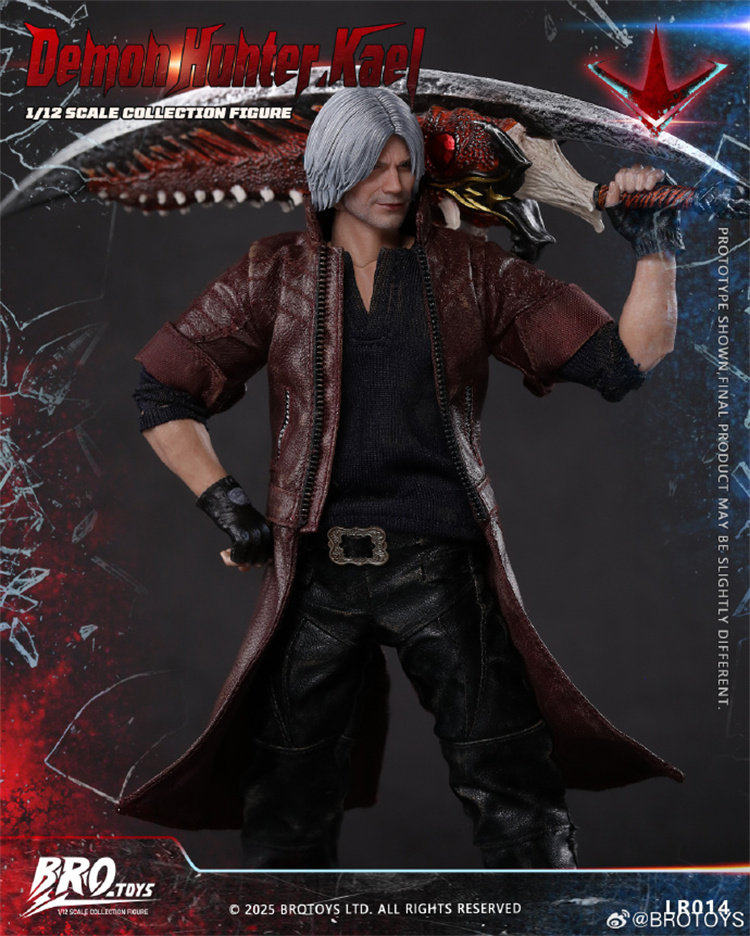BroToys - 1:12 Demon Hunter Kael Action Figure - inshobby.com