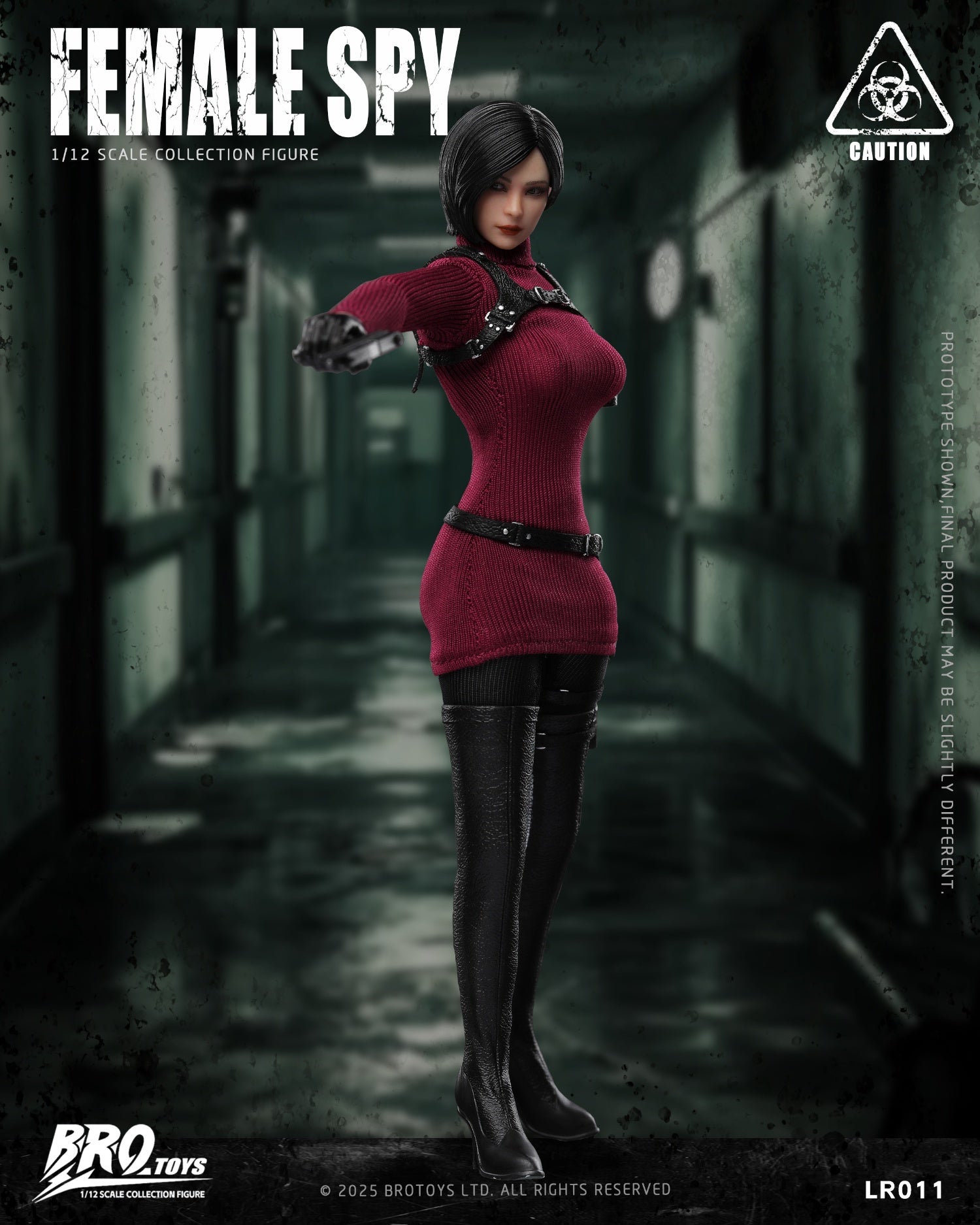 BroToys - 1:12 Female Spy Action Figure - inshobby.com