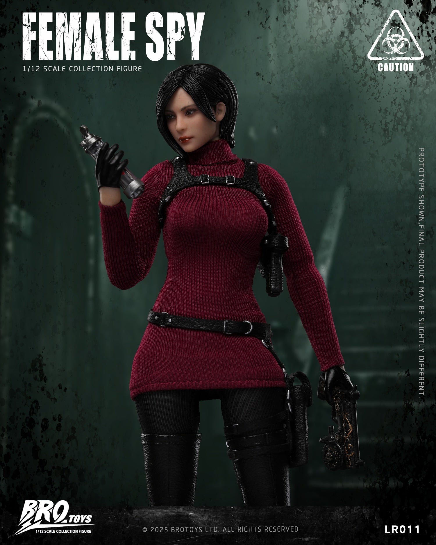 BroToys - 1:12 Female Spy Action Figure - inshobby.com