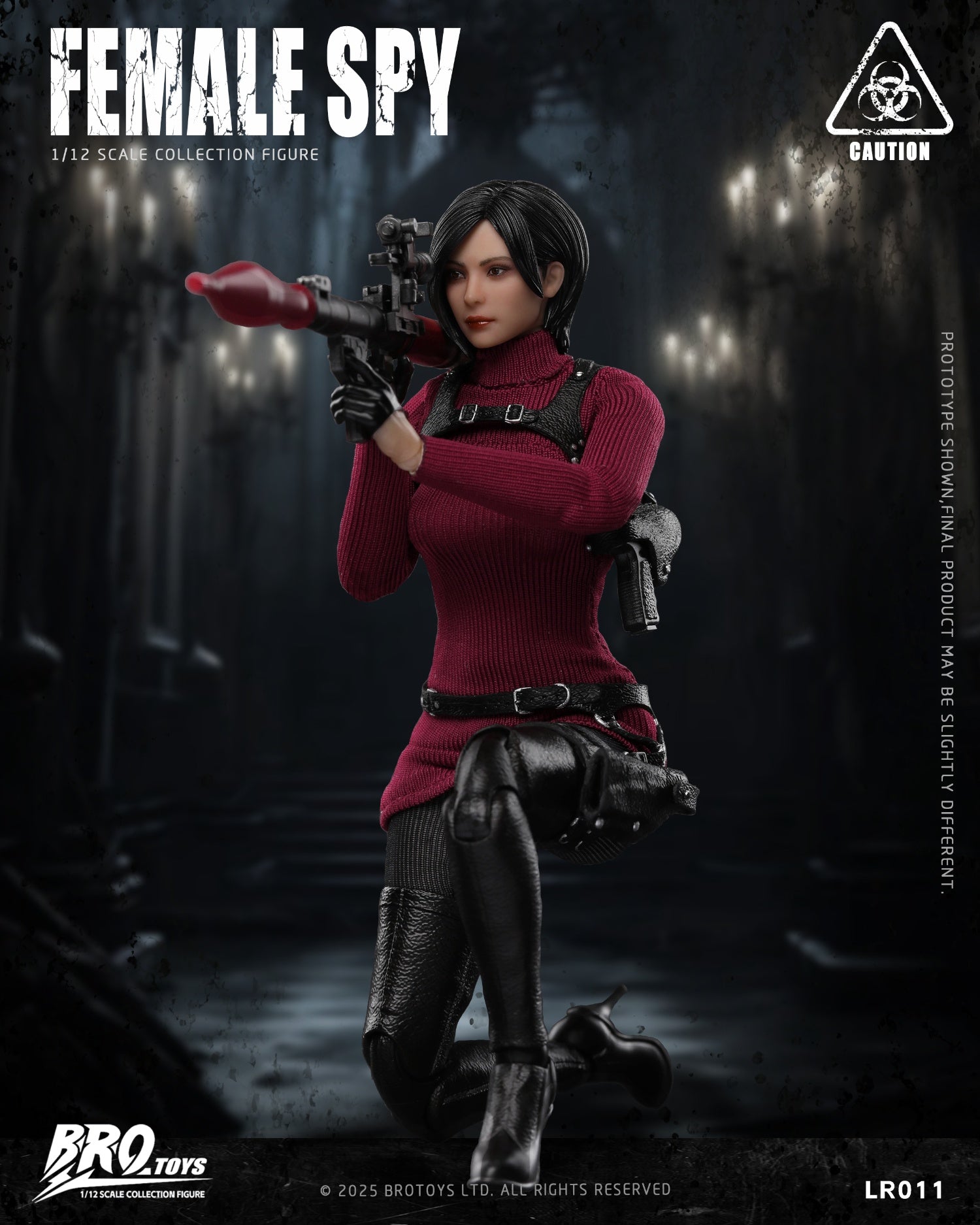 BroToys - 1:12 Female Spy Action Figure - inshobby.com