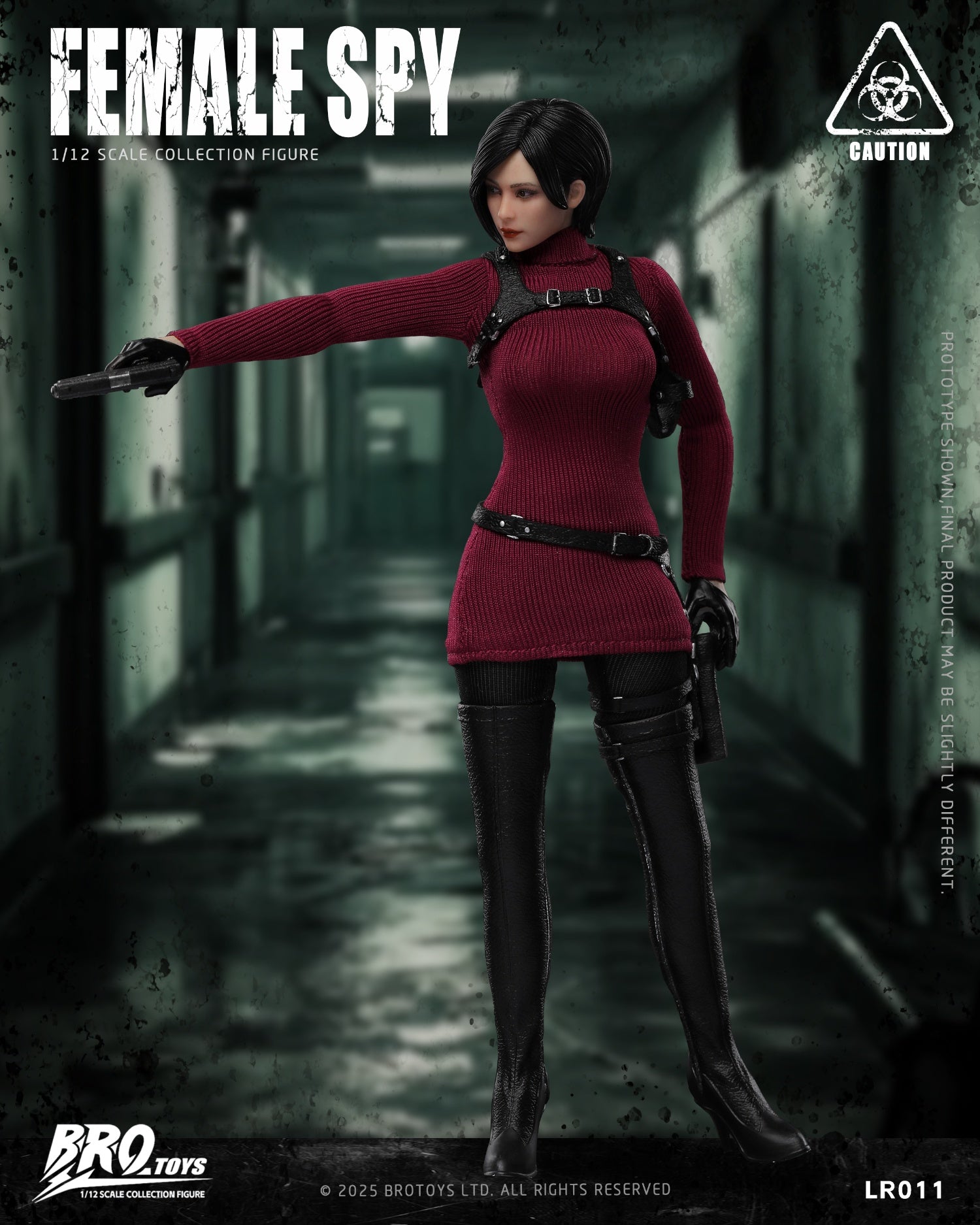 BroToys - 1:12 Female Spy Action Figure - inshobby.com