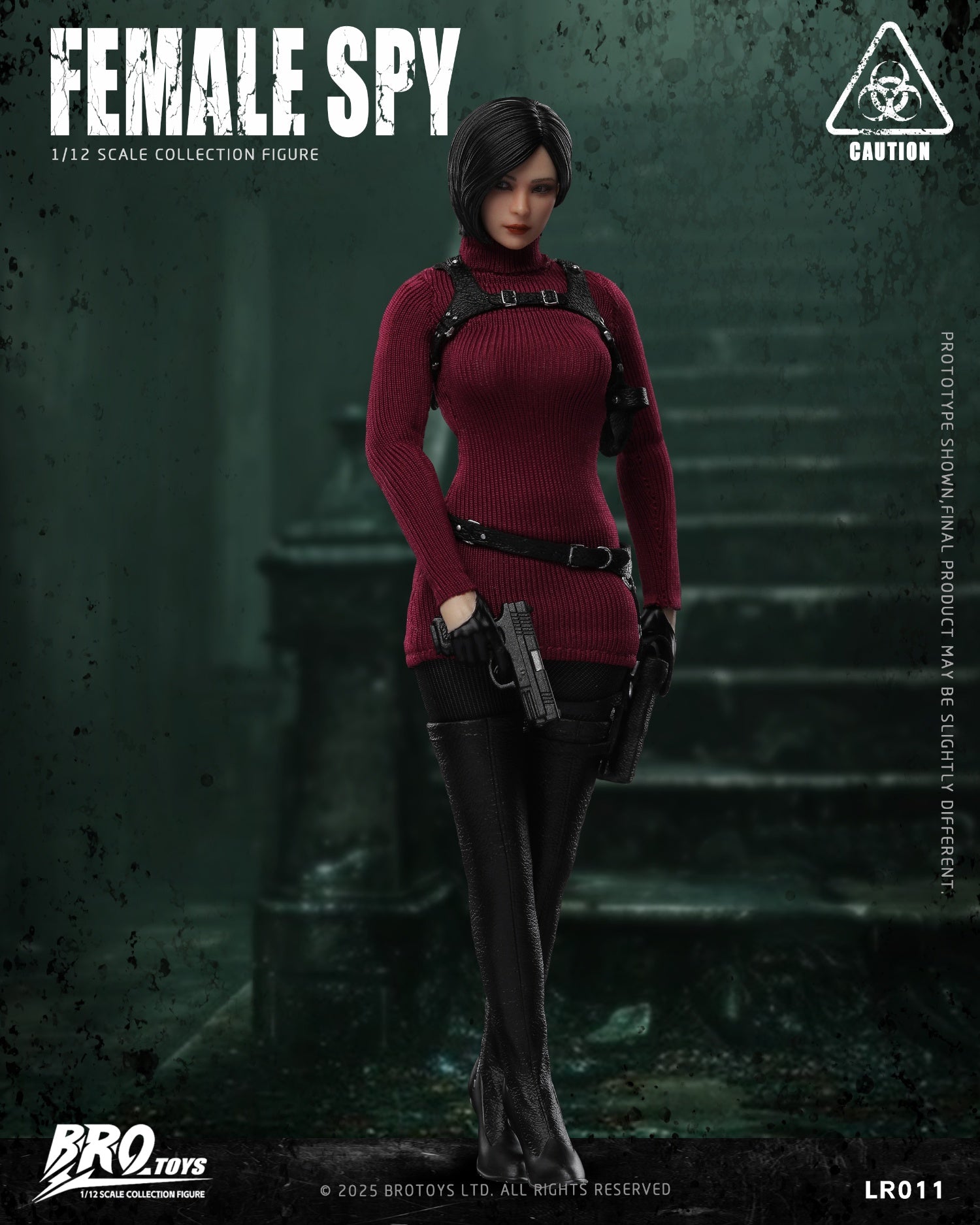 1:12 Female Spy Action Figure
