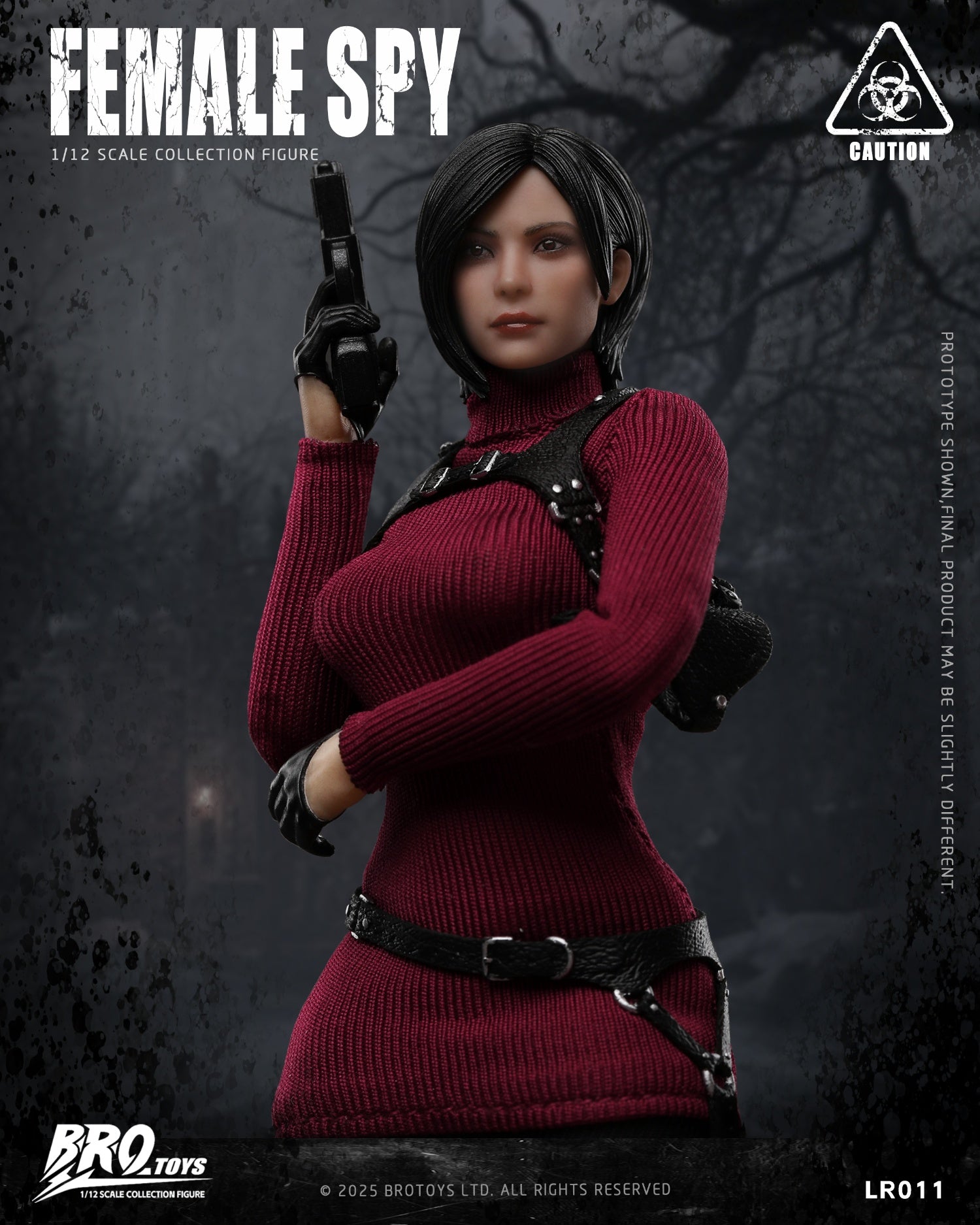 BroToys - 1:12 Female Spy Action Figure - inshobby.com