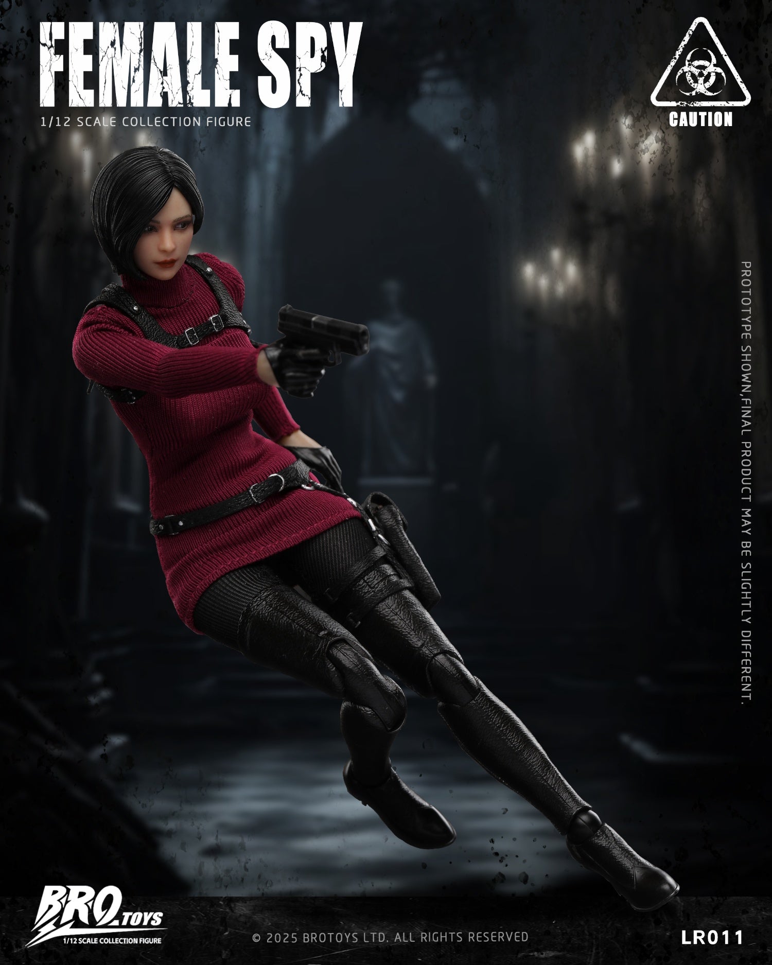 BroToys - 1:12 Female Spy Action Figure - inshobby.com