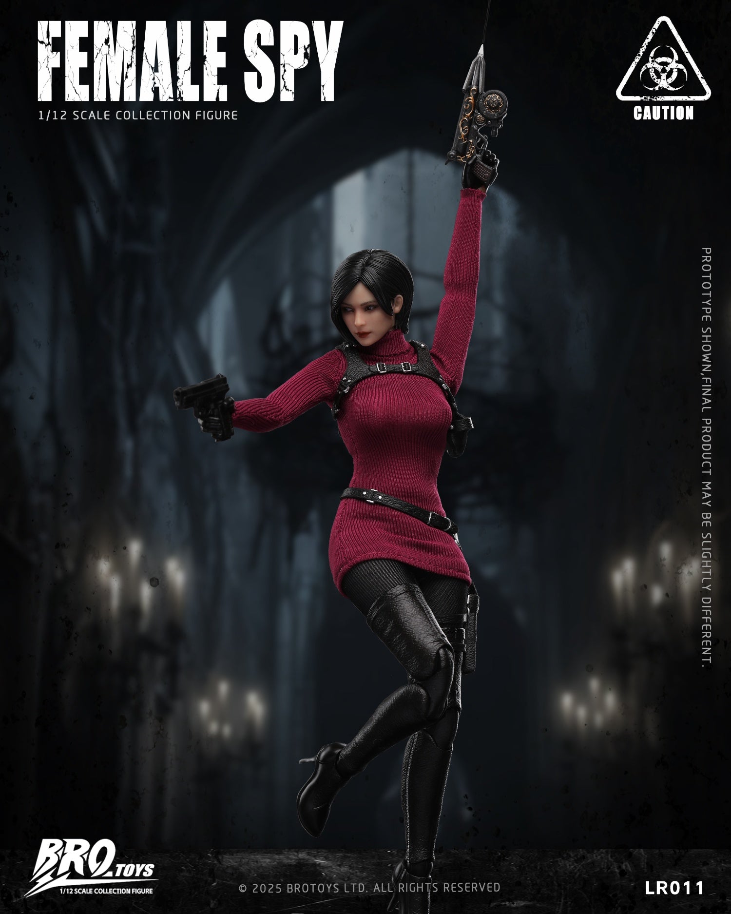 BroToys - 1:12 Female Spy Action Figure - inshobby.com