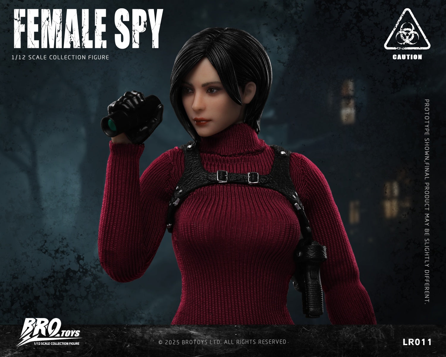 BroToys - 1:12 Female Spy Action Figure - inshobby.com
